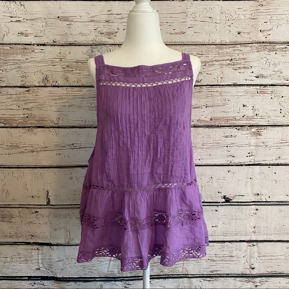 - 2/$40 NWT Free People Violet Tank Top